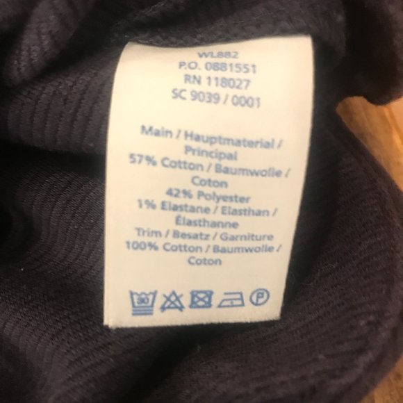 Boden Navy Long Sleeve Collared Shirt - Picture 4 of 4